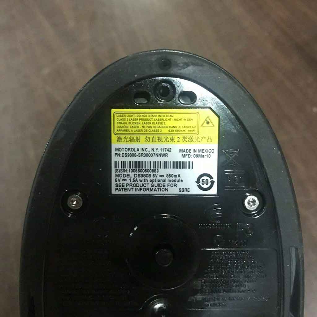 Zebra DS9808-SR 2D Barcode Scanner With USB Cable - Wired, 200 Scans/sec, New